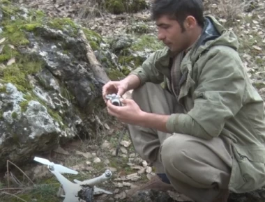 Βίντεο: Αντάρτες του YPG κατέρριψαν drone του τουρκικού Στρατού